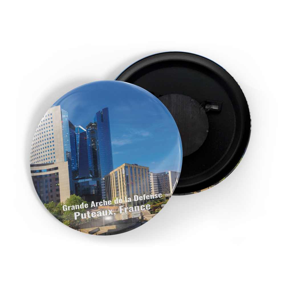 dhcrafts Fridge Magnet Multicolor Famous Tourist Place Grande Arche De La Defense Puteaux, France D1 Glossy Finish Design Pack of 1